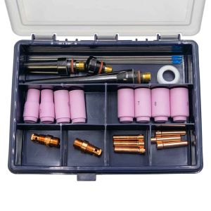 25 Piece TIG Stubby Consumables Kit WP17/18/26