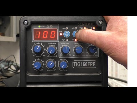 TIG160PDCHF Maquina De Soldar Tig DC Alta Frecuencia Y Electrodo 110/220V  (Ultra Portátil)(1Año)