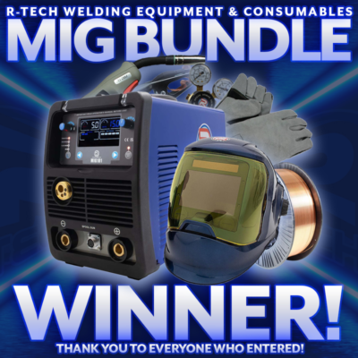 R-Tech's MIG Welder Bundle Giveaway - Winner Announced