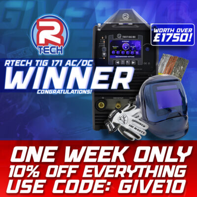 R-Tech's TIG Welder Bundle Giveaway - Winner Announced